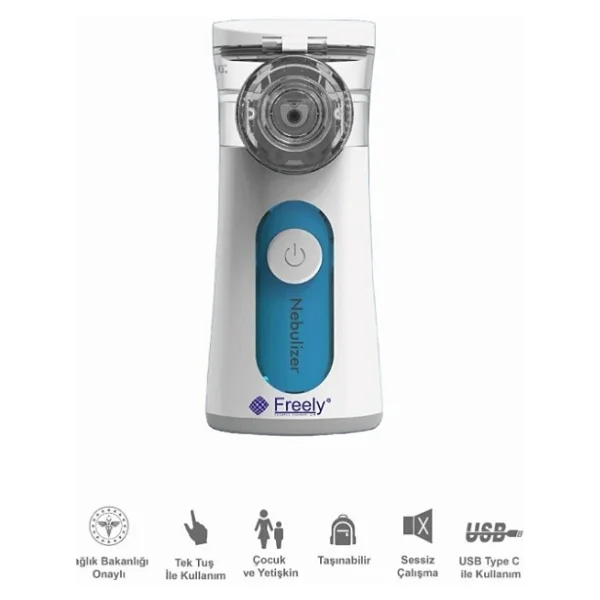 Freely Un300 Taşınabilir Mesh Nebulizatör - Görsel 6