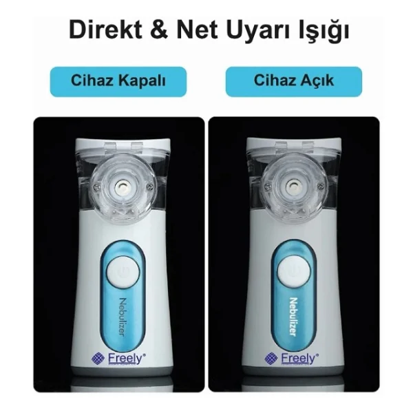 Freely Un300 Taşınabilir Mesh Nebulizatör - Görsel 2