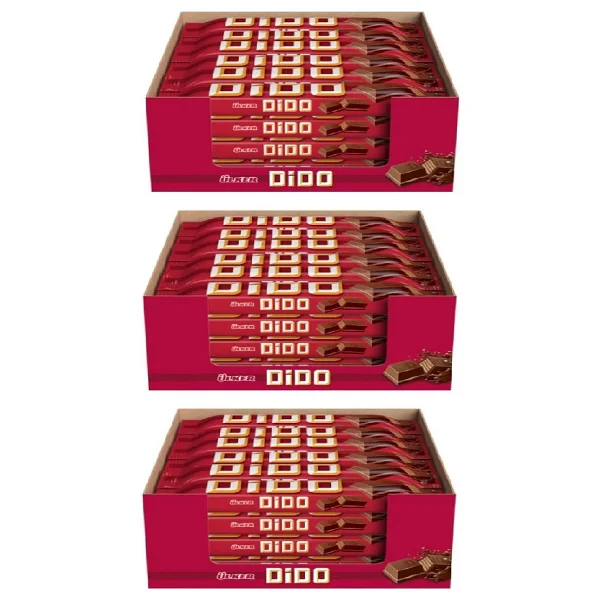 Ülker Dido Klasik - Sütlü Çikolata Kaplamalı Gofret - 35 Gram - 72 Adet - Görsel 3
