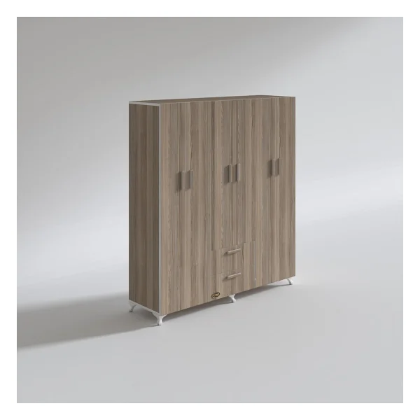Kenzlife Glayör 2 Çekmeceli Cordoba 6 Kapaklı Gardırop - Görsel 2
