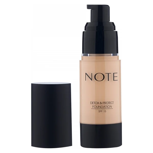 Note Detox & Protect Spf 15 02 Natural Beige 30 Ml Likit Fondöten - Görsel 6