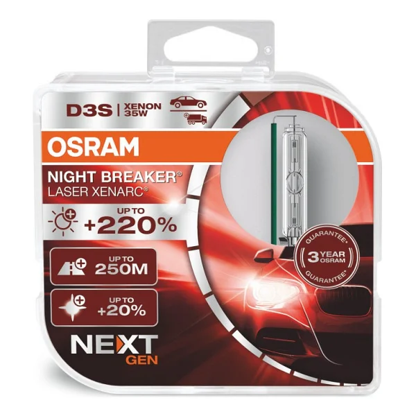 Osram D3s Night Breaker Laser Xenarc Xenon Ampül +%220 35w 2'li Oto Ampul - Görsel 5