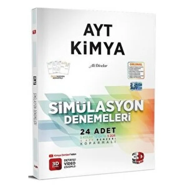 3d Yayınları Ayt Kimya Simülasyon Denemeleri - Görsel 3