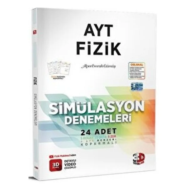 3d Yayınları Ayt Fizik Simülasyon Denemeleri - Görsel 3