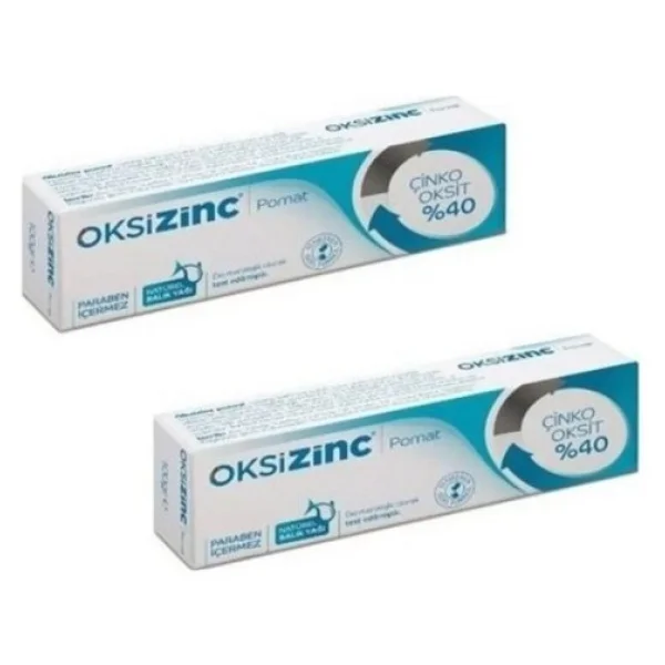 Oksizinc Pomat %40 Çinko Oksit Parabensiz Doğal Balık Yağı İçeren Cilt Bakım Kremi 2x100 ml - Görsel 6