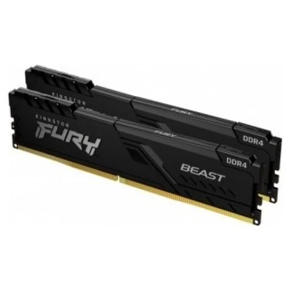 Kingston Fury Beast 16 GB (2x8) 3200 MHz Cl16 Kf432c16bbk2/16 DDR4 RAM - Görsel 2