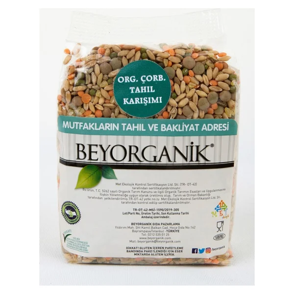 Beyorganik Organik 500 Gr Çorbalık Tahıl Karışımı Anadolu Kuru - Görsel 2