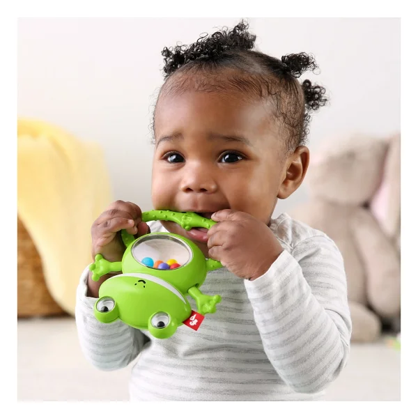 Fisher Price Sevimli Dostlar Kurbağa Dişlik Ve Çıngırak Ggf03 - Görsel 2