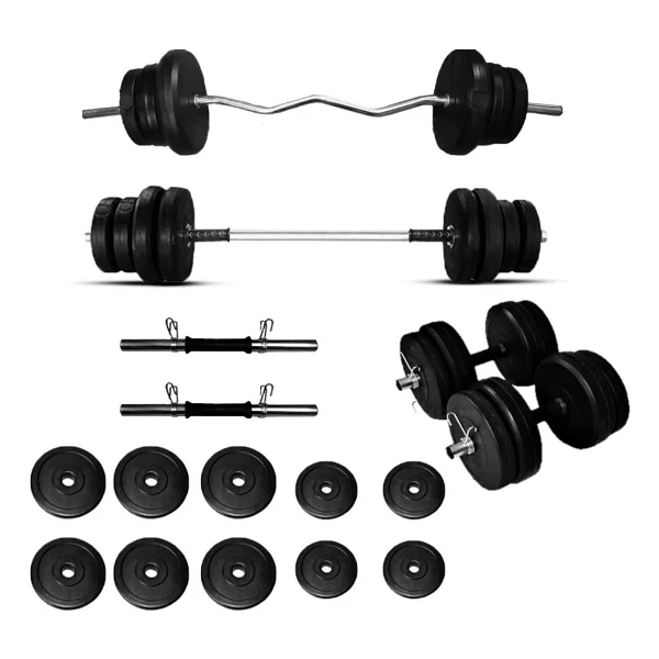 Borçinspor Halter-Dambıl Seti Z Barlı Ağırlık Seti Vücut Geliştirme Seti 98 Kg - Görsel 5