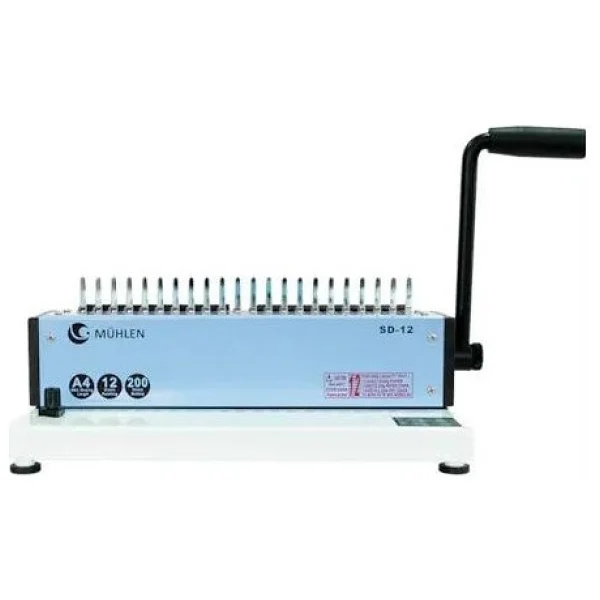 Mühlen Sd-12 Plastik Spiral Ciltleme Makinesi - Görsel 2