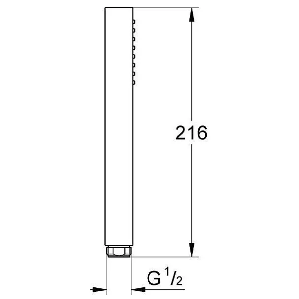 Grohe 27698000 Euphoria Cube Stick Duş Başlığı - Görsel 2