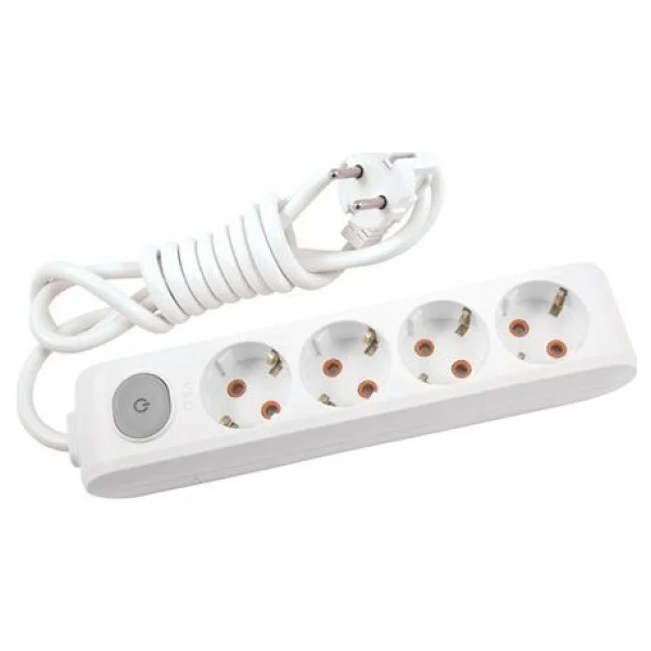 Viko Multi-Let Topraklı Anahtarlı 2 M 4'lü Priz - Görsel 3