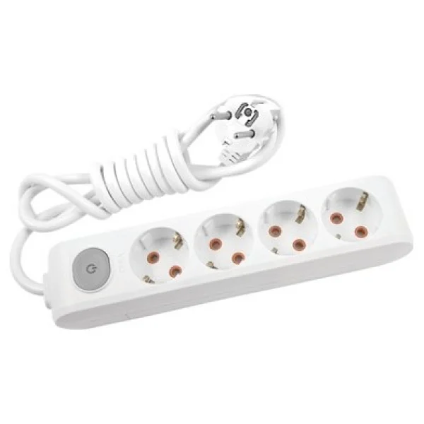 Viko Multi-Let Topraklı Anahtarlı 2 M 4'lü Priz - Görsel 2