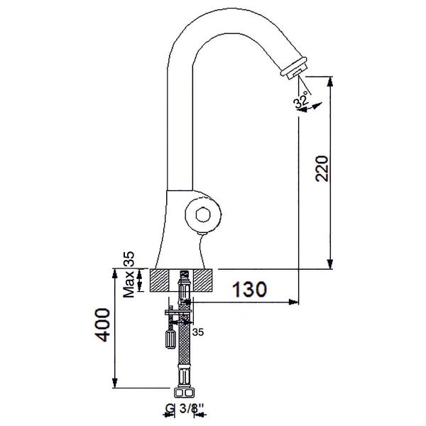 Newarc 500581 Termostatik Mutfak Bataryası - Görsel 2