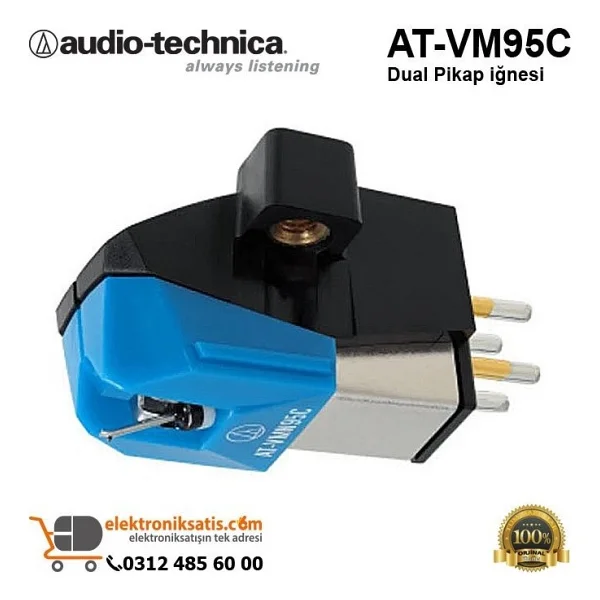 Audio Technica At-Vm95c Dual Pikap İğnesi - Görsel 2
