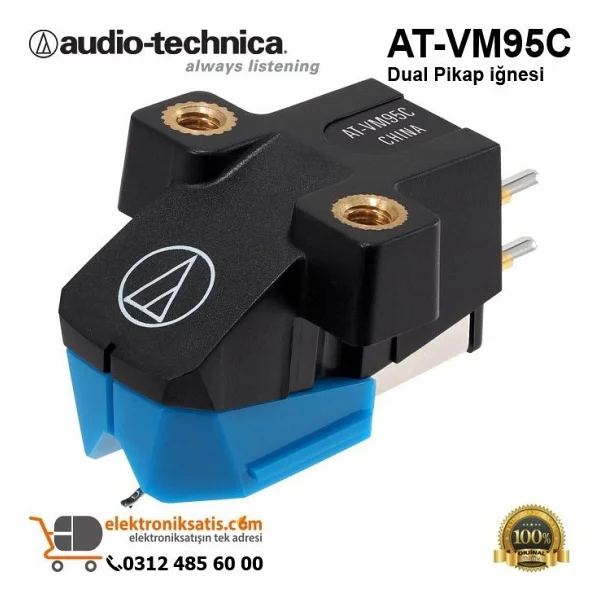 Audio Technica At-Vm95c Dual Pikap İğnesi - Görsel 3
