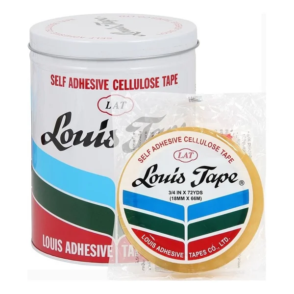 Louis Tape Selefon Bant 18 Mm X 66 M 8'li Teneke - Görsel 2