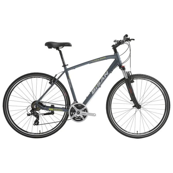 Bisan Trx 8100 V Gri-Siyah 21 Vites 28 Jant Erkek Şehir Bisikleti - Görsel 2