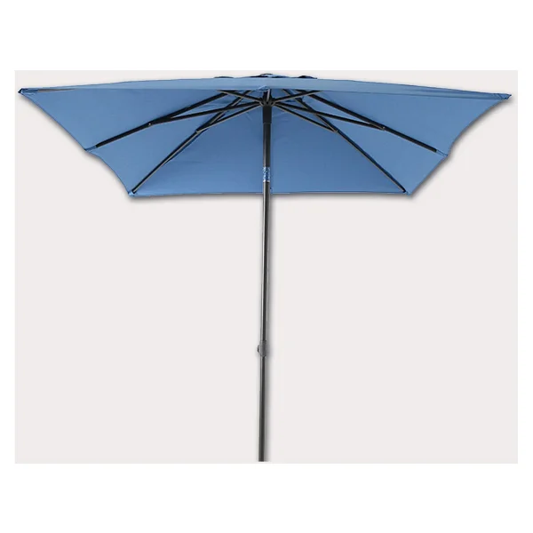 Sunfun Bahçe Şemsiyesi 200 X 250 Cm Bahçe Şemsiyesi Teras Şemsiyesi - 2,5 X 2,5 M - Açık Mavi - Görsel 2