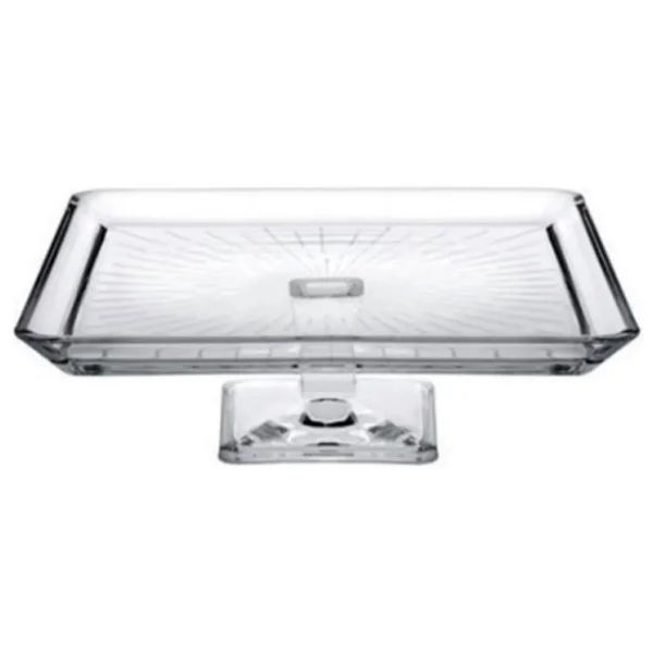 Paşabahçe Madlen 950007 24 Cm Kare Ayaklı Servis Tabağı - Görsel 3