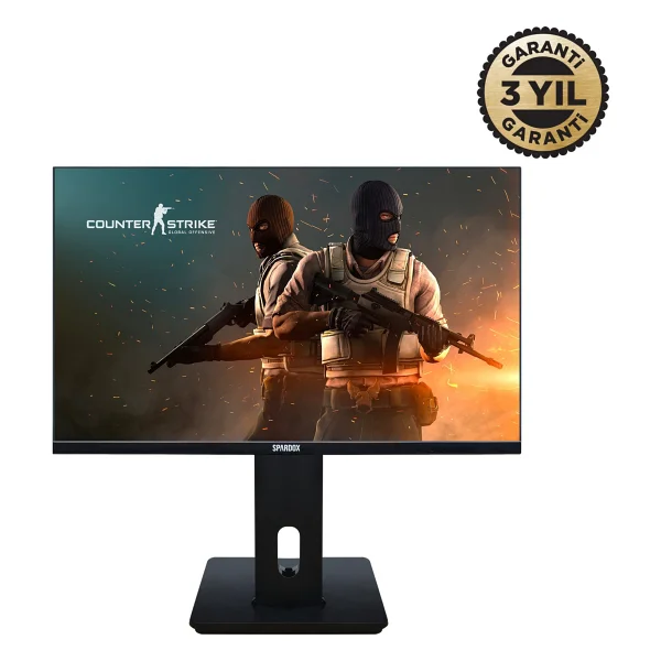 Spardox SG-27240RP 27" 1 ms Full HD G-Sync FreeSync Pivot IPS Oyuncu Monitörü - Görsel 2