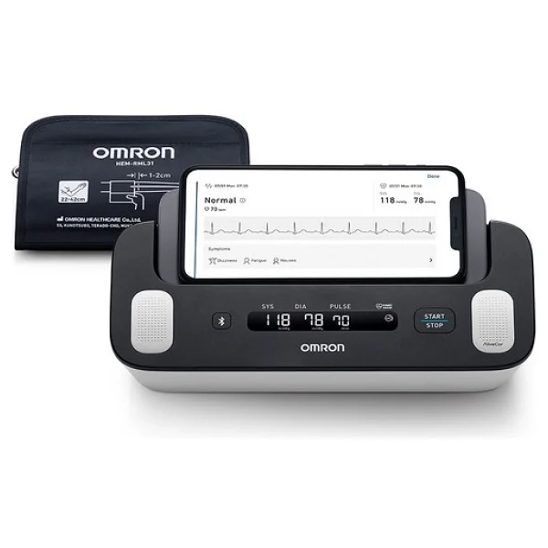 Omron Complete Hem-7530t-E3 Ekg Fonksiyonlu Koldan Dijital Tansiyon Aleti - Görsel 8