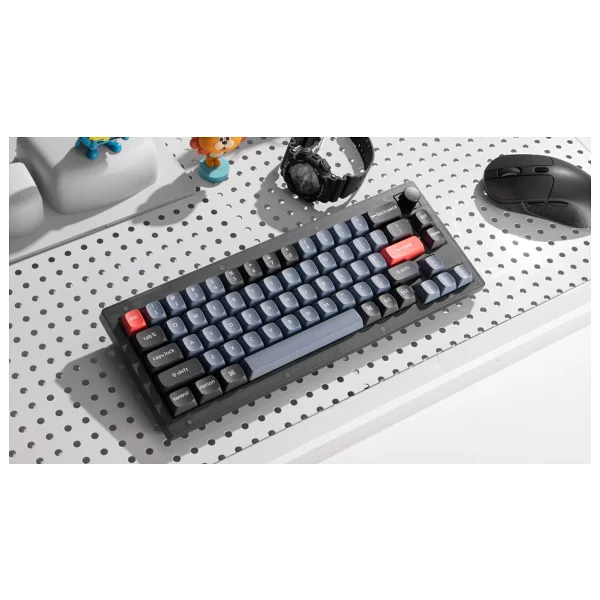 Keychron V2 QMK Brown Switch İngilizce Kablolu Mekanik Klavye - Görsel 2