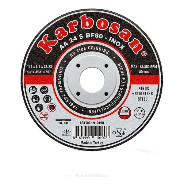 Karbosan 125x1.0x22.23 İnox Kesme Diski - Görsel 2