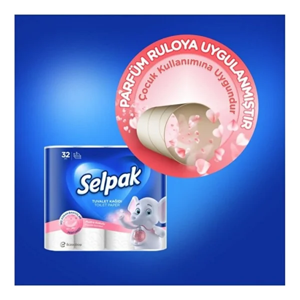 Selpak Pudra Kokulu 3 Katlı 96'lı Tuvalet Kağıdı - Görsel 3