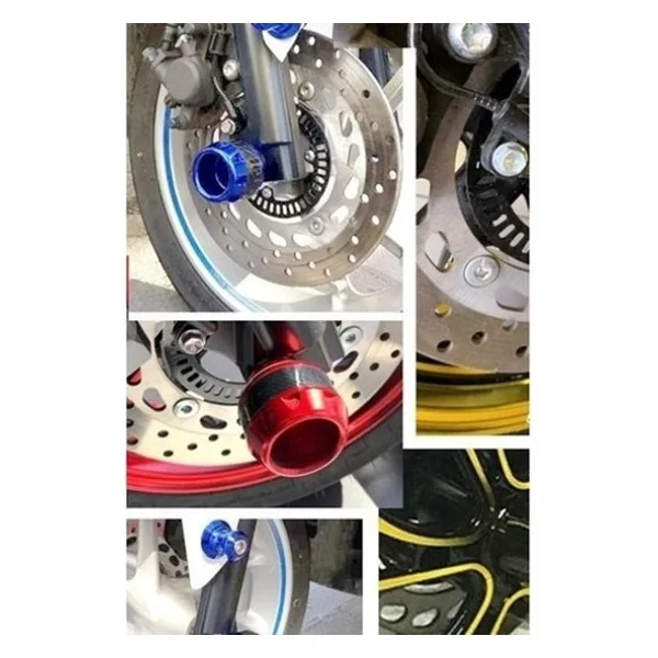 Motoyel Universal Ön Teker Koruma Takozu Gri - Görsel 4