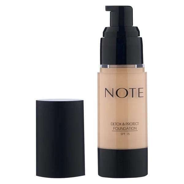 Note Detox & Protect Spf 15 01 Beige 30 Ml Likit Fondöten - Görsel 5