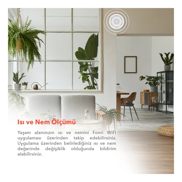 Fonri Wi-Fi Akıllı İç Ortam Siren - Görsel 6