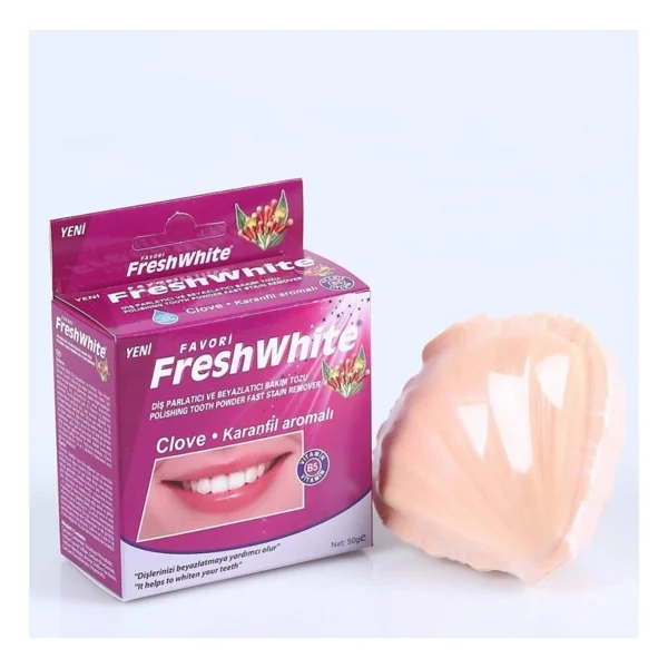 Fresh White Beyazlatıcı Ve Parlatıcı Karanfil Diş Tozu 50 Gr - Görsel 2