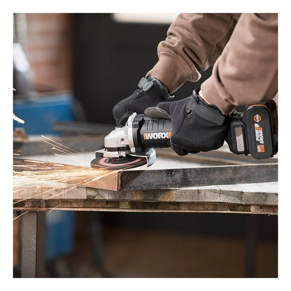 Worx Wx813 20 V 4 Ah Tek Akülü Avuç Taşlama Makinesi - Görsel 3