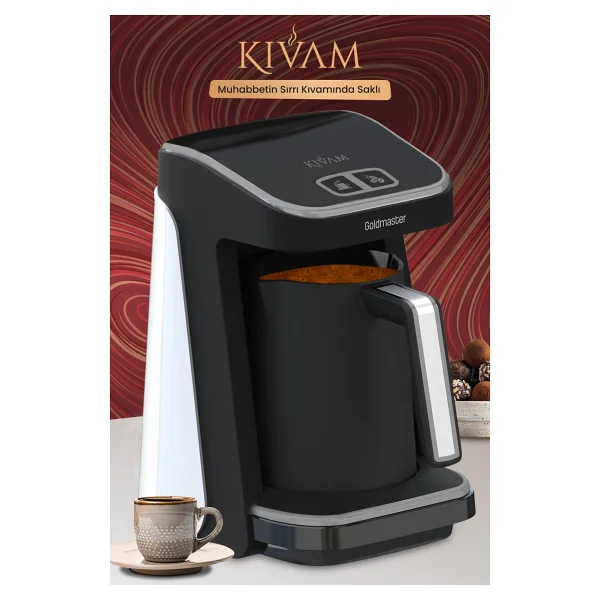 Goldmaster Gm8380b Kıvam Geniş Hazne Beyaz Türk Kahve Makinesi - Görsel 3