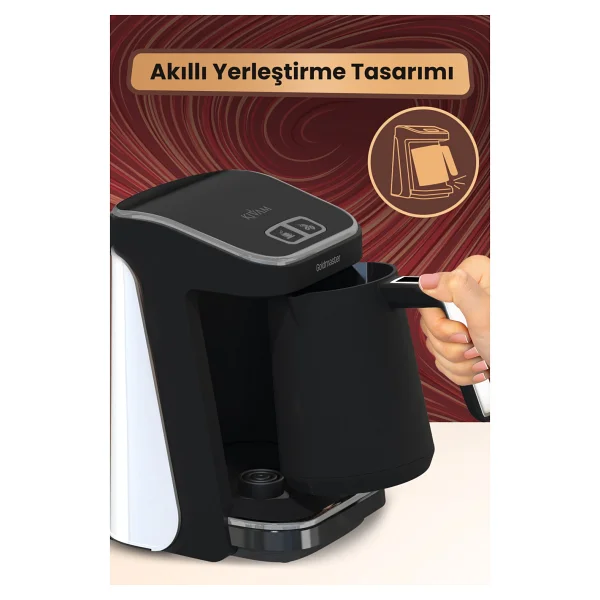 Goldmaster Gm8380b Kıvam Geniş Hazne Beyaz Türk Kahve Makinesi - Görsel 5