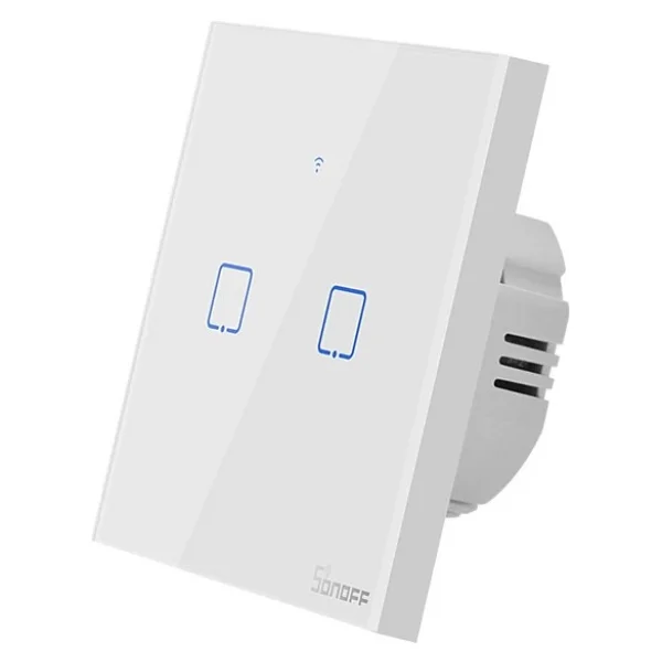 Sonoff Tx-T0eu2c Dokunmatik 2'li Wi-Fi Işık Anahtarı - Görsel 3