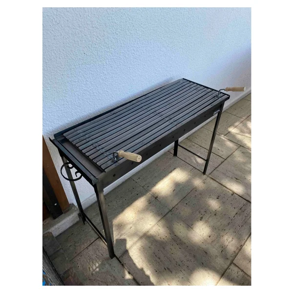 İklim 40x100 Cm Demir Mangal Barbekü Oluklu Izgara - Görsel 2