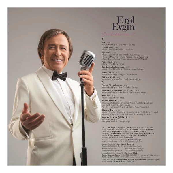 Erol Evgin - Sevdiklerim 2 Plak - Görsel 2