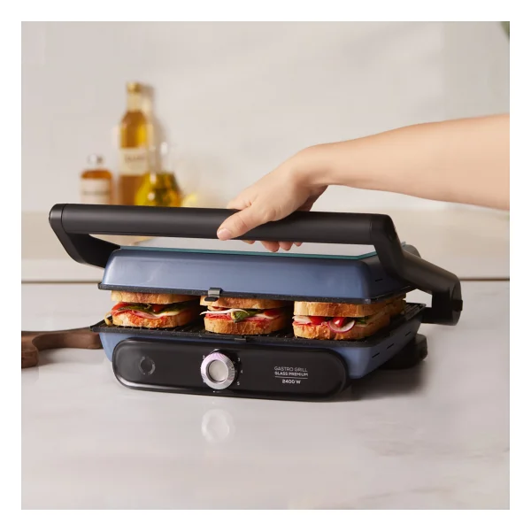 Karaca Gastro Grill Glass Premium 2400 W Tost Makinesi - Görsel 4