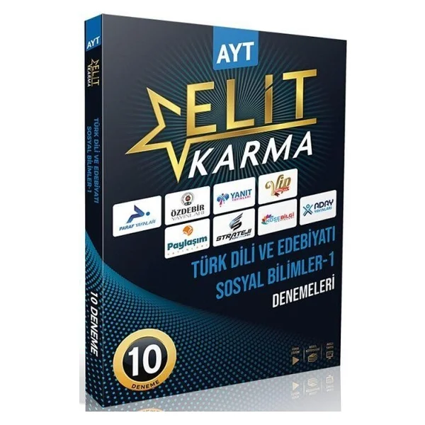 Paraf Yayınları Ayt Türk Dili Ve Edebiyatı-Sosyal Bilimler 1 Elit Karma 10 Deneme - Görsel 2