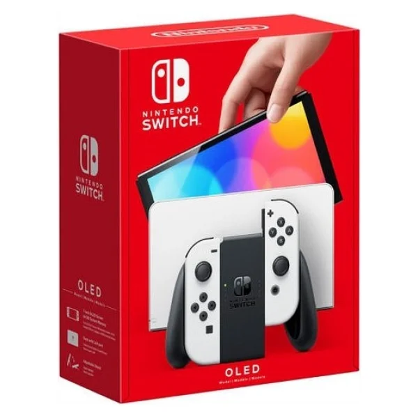 Nintendo Switch OLED Beyaz Yeni Nesil Konsol 64gb + Minecraft Oyunlu Bundle - Görsel 2