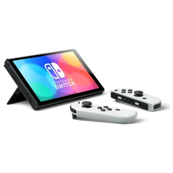 Nintendo Switch OLED Beyaz Yeni Nesil Konsol 64gb + Minecraft Oyunlu Bundle - Görsel 3