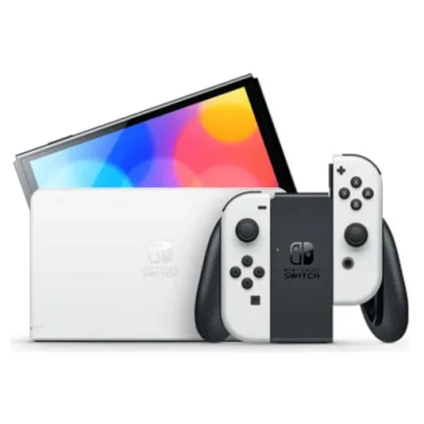 Nintendo Switch OLED Beyaz Yeni Nesil Konsol 64gb + Minecraft Oyunlu Bundle - Görsel 4