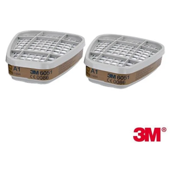 3m 6051 A1 Organik Gaz Buhar Filtresi - Görsel 2