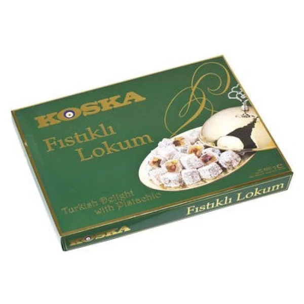 Koska Antep Fıstıklı Lokum Lüks Kutu 650 G - 650 Gr - Görsel 2
