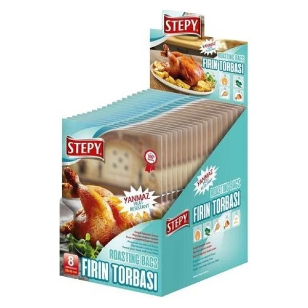 Stepy 8'li Yanmaz Fırın Torbası - Görsel 2