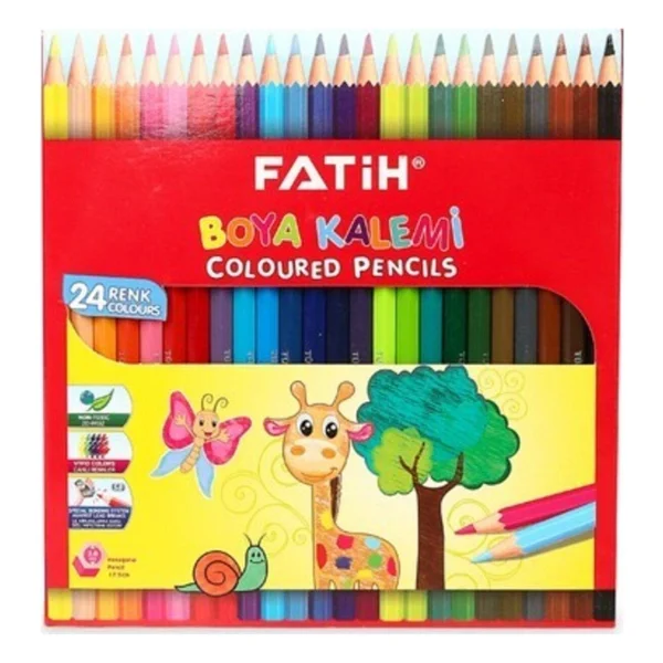 Fatih Tam Boy 24'lü Kuru Boya Seti - Görsel 3
