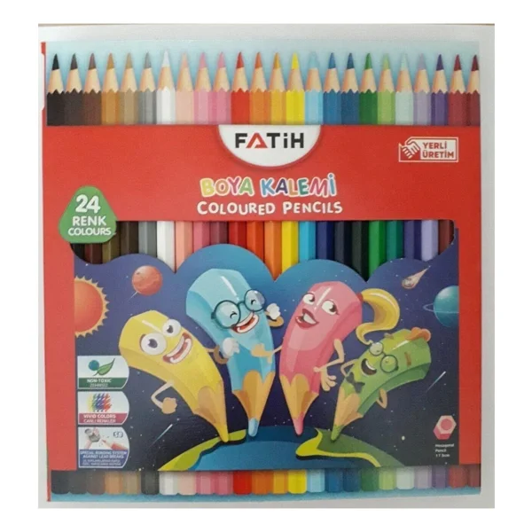 Fatih Tam Boy 24'lü Kuru Boya Seti - Görsel 2