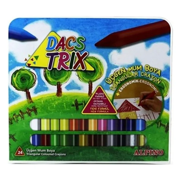 Alpino Alpino Dacs Trıx 24'lü Üçgen Mum Boya Da-127 - Görsel 2